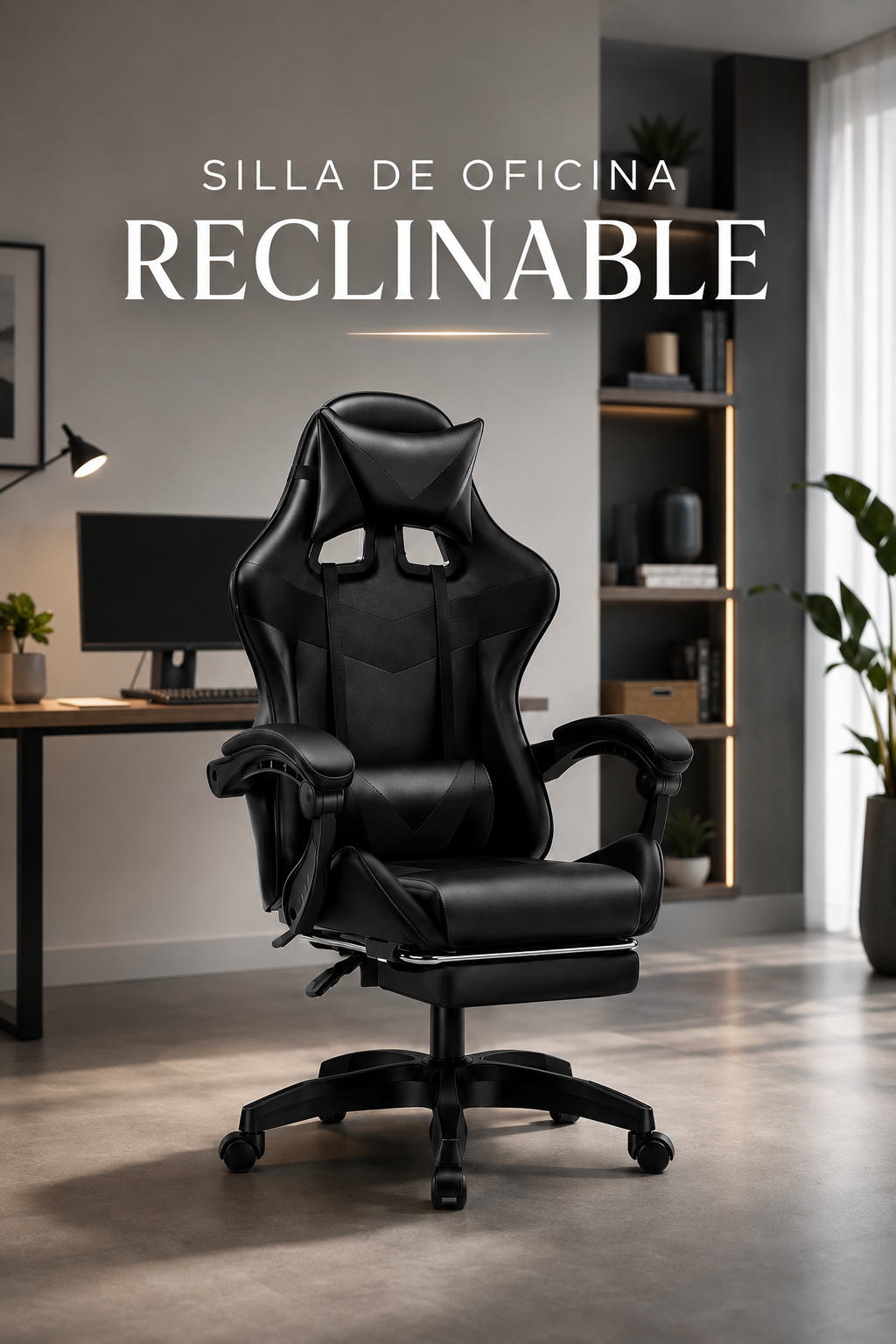 SIlla Premium reclinable con reposapiés