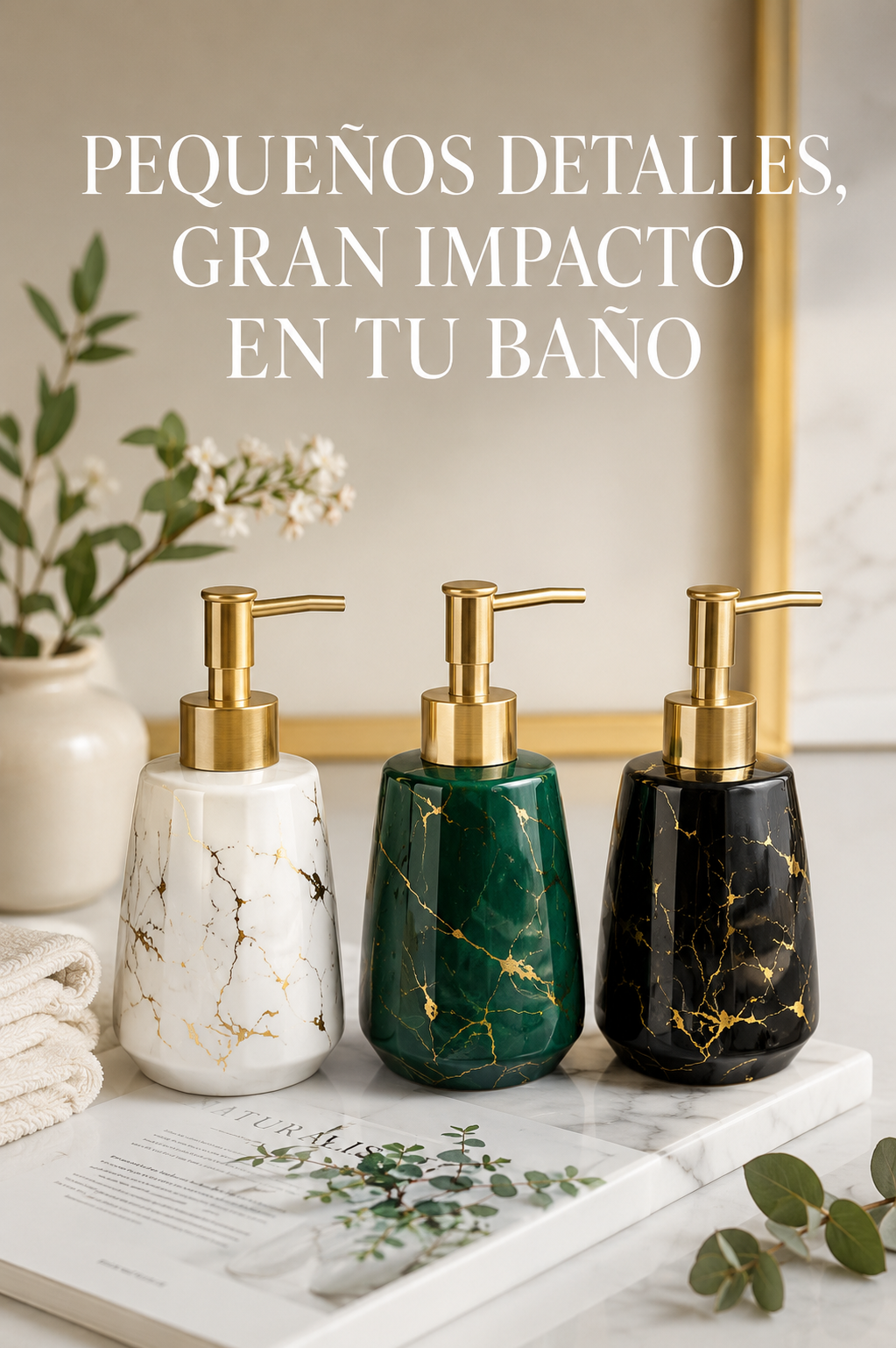 Dispensador de Cerámica de Lujo para Baño