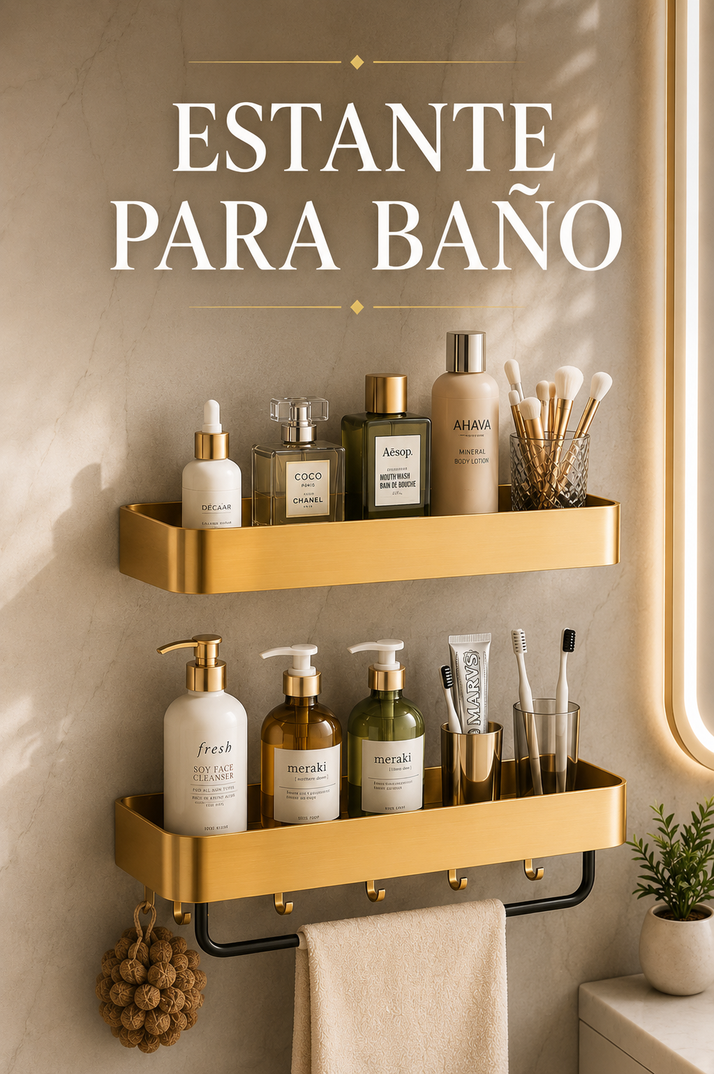 Estante Premium para Toallas de Baño