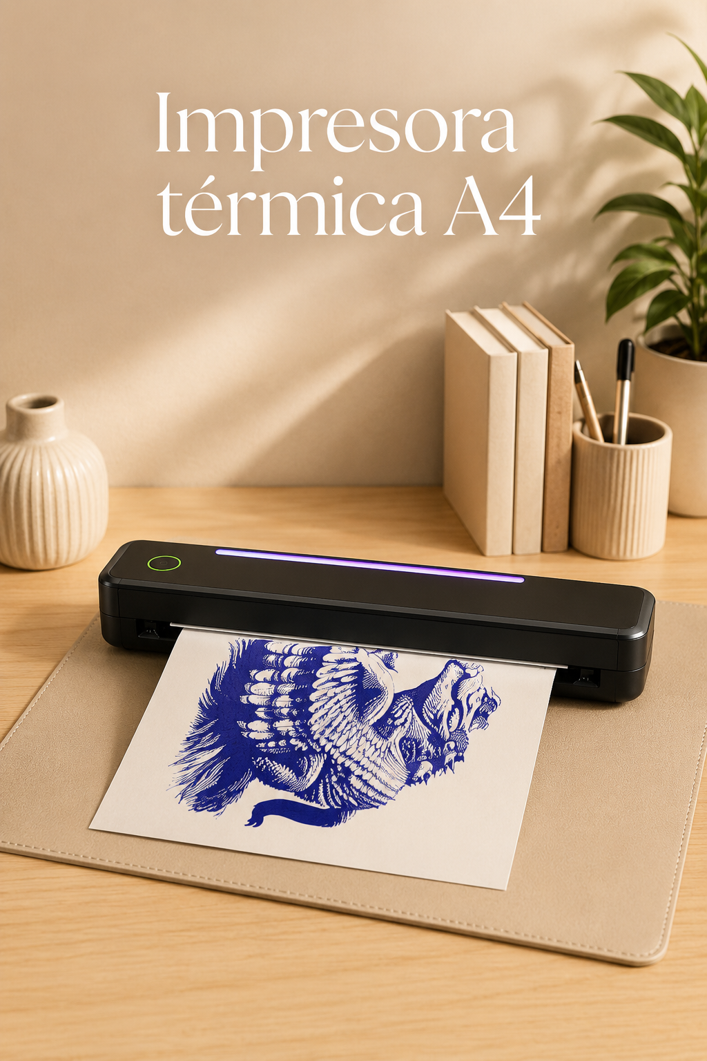 Impresora térmica para hogar y oficina.